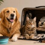 trousse de voyage pour chien et chat