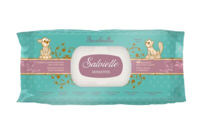 Lingettes Humides Sensibles pour Chiens et Chats-Ferribiella