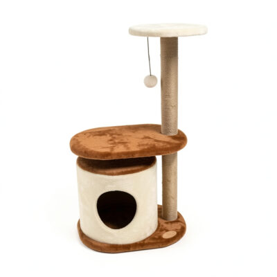 Arbre à Chat Deluxe avec Nichoir & Griffoir