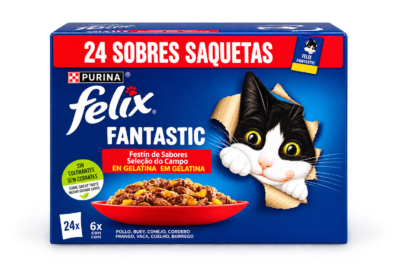 Felix Fantastic  Aliment Chat en Gelée - 24 x85g