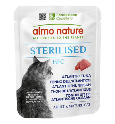 Almo Nature HFC Sterilised Filet de Thon 50g pour Chat Adulte Stérilisé