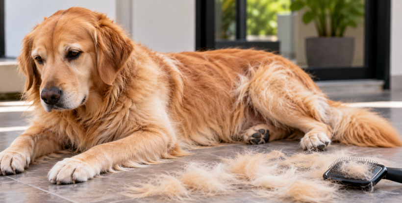 chien perd ses poils causes et solutions