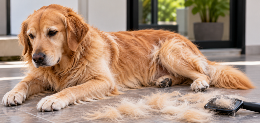chien perd ses poils causes et solutions