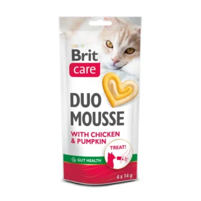 Brit Care Cat Creamy Duo Mousse with Chicken and Pumpkin 4 x 14 g