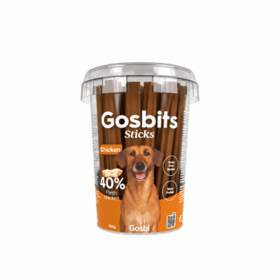 Gosbits Sticks Chicken Gosbi – Pot de friandises au poulet pour chien 300 g