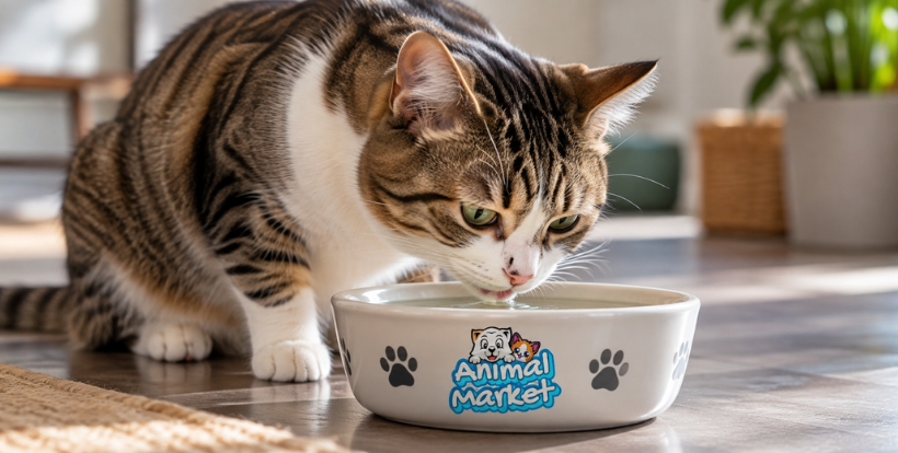 chat boit peu astuces hydratation
