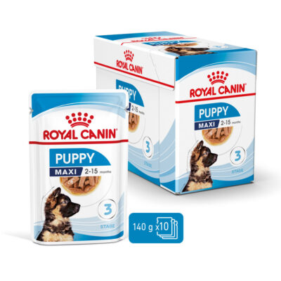 Royal Canin Maxi Puppy Gravy Pâtée Chiot -pack (10x140g)